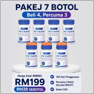 Pakej 7 Botol (Beli 4 Percuma 3)